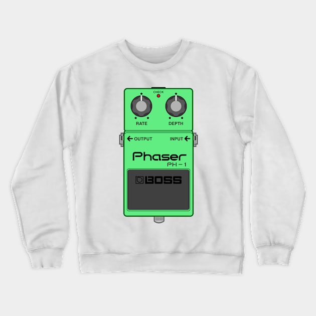 Boss PH-1 Phaser Guitar Effect Pedal Crewneck Sweatshirt by conform